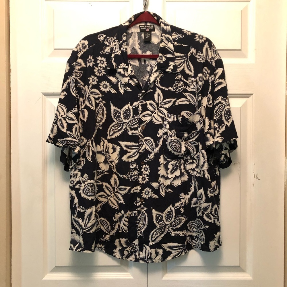 Ralph Lauren Polo Jeans Company Hawaiian S…